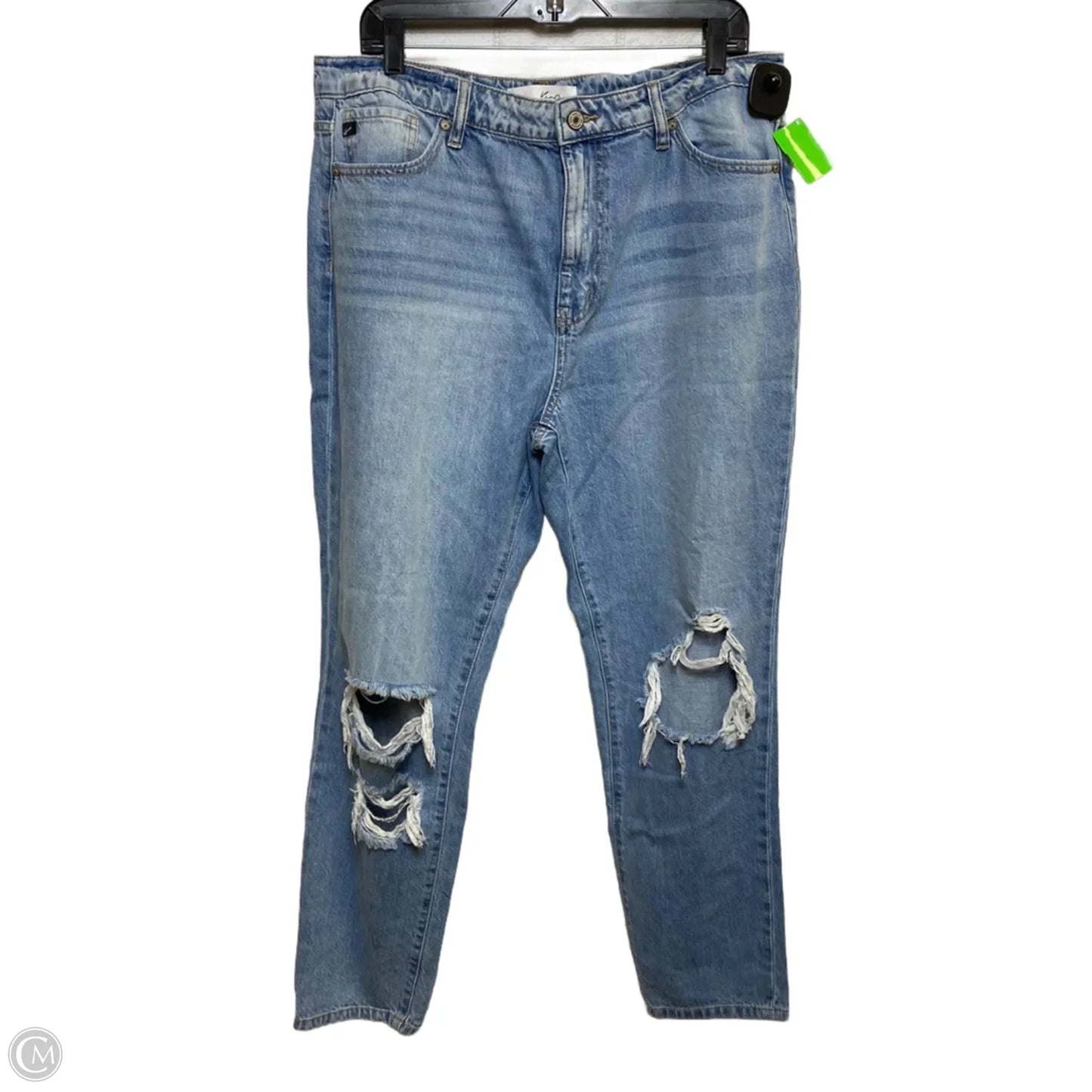 Jeans Straight By Kancan In Blue Denim, Size: 10