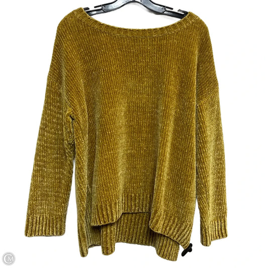 Sweater By Jones New York In Yellow, Size: Xl