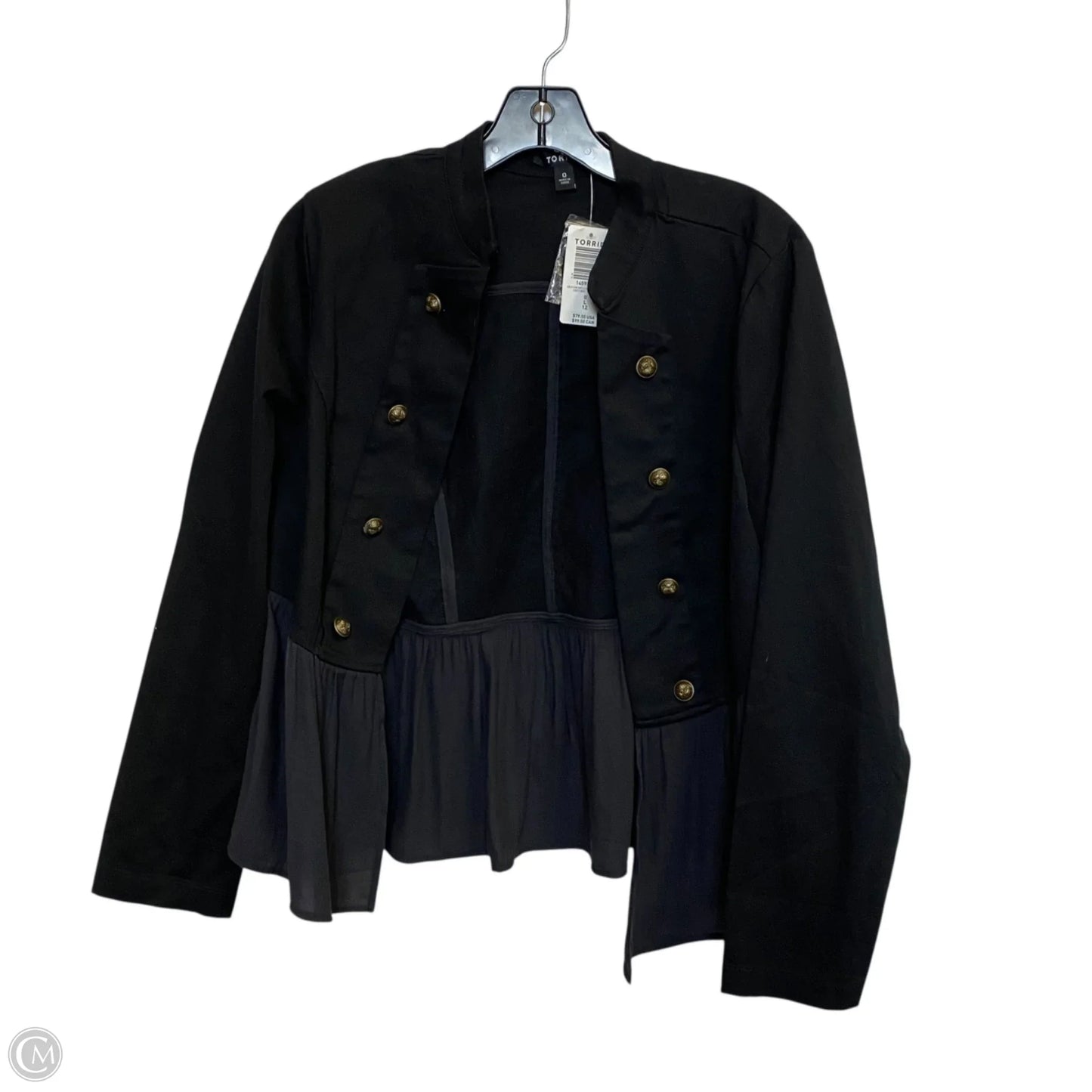 Jacket Shirt By Torrid In Black, Size: Xl
