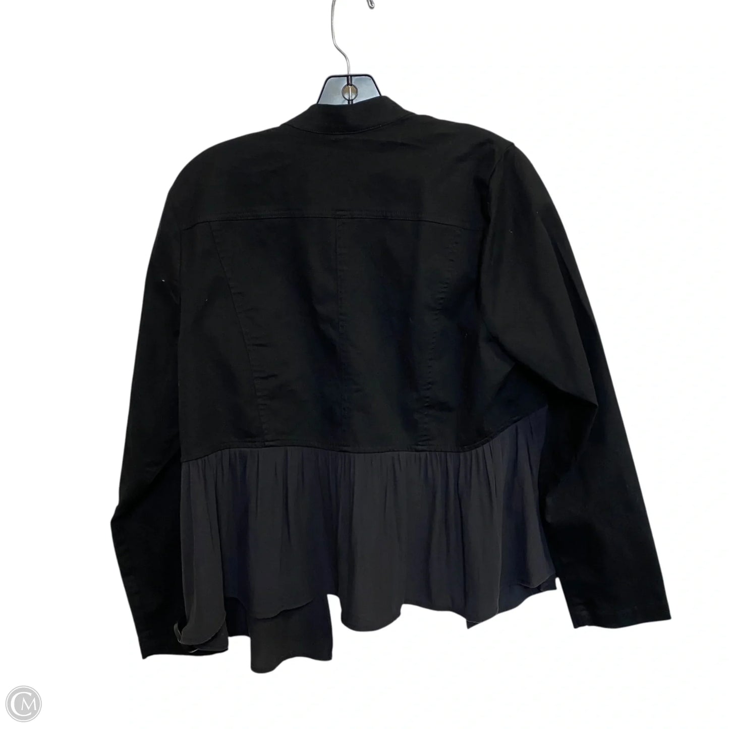 Jacket Shirt By Torrid In Black, Size: Xl
