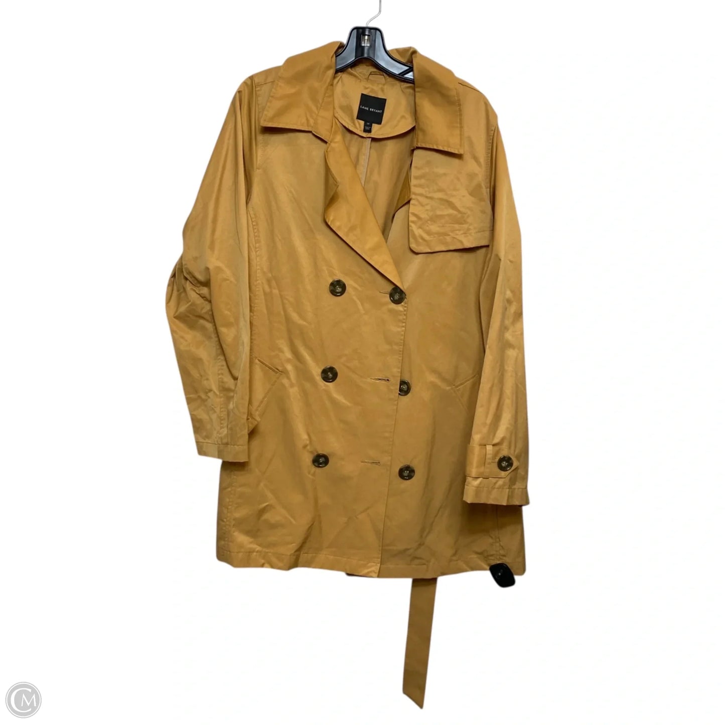 Coat Peacoat By Lane Bryant In Tan, Size: Xl