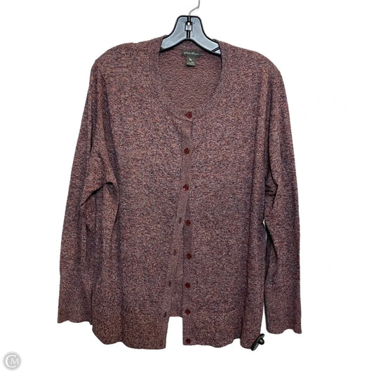 Top Long Sleeve By Eddie Bauer In Red, Size: 2x