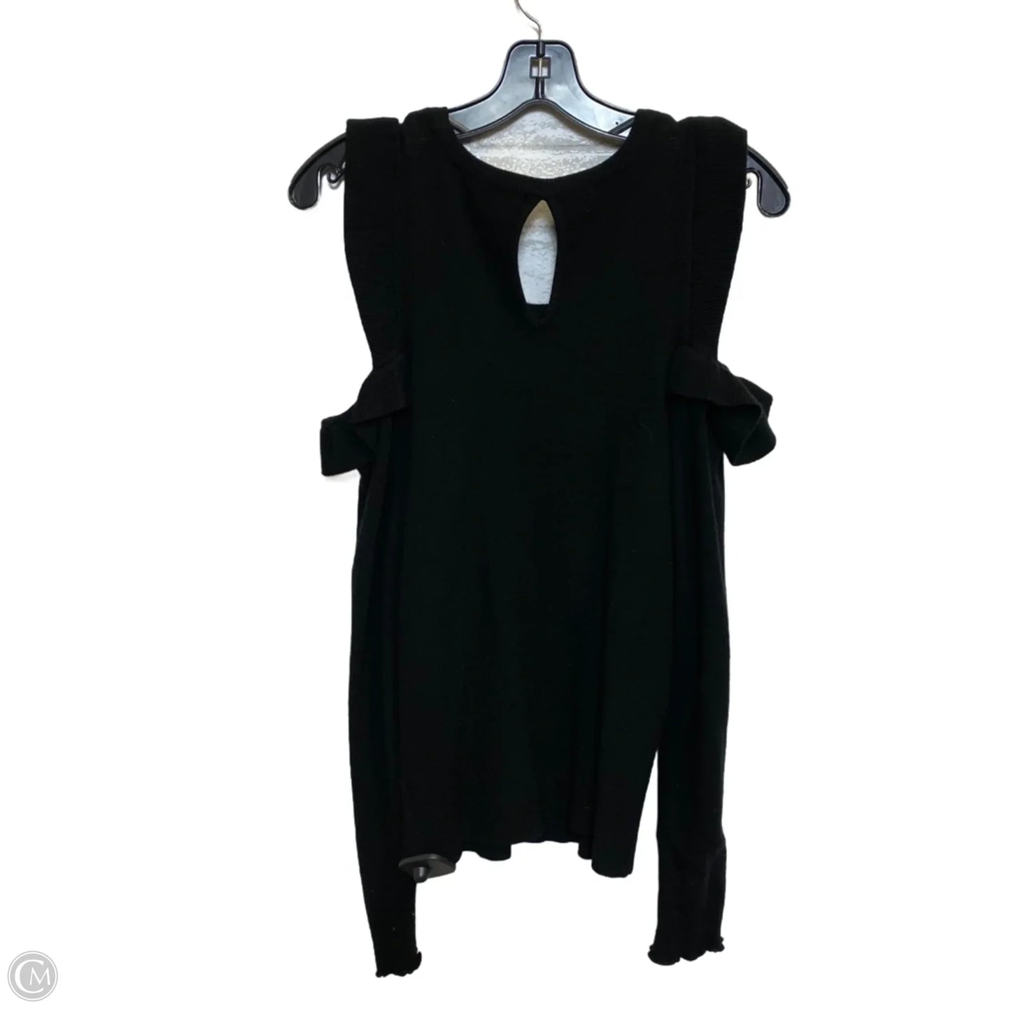 Top Long Sleeve By Jessica Simpson In Black, Size: M