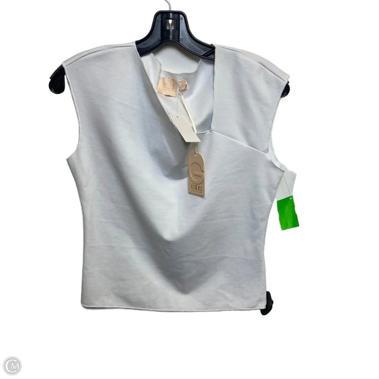 Top Sleeveless By Good Luck Gem In White, Size: M