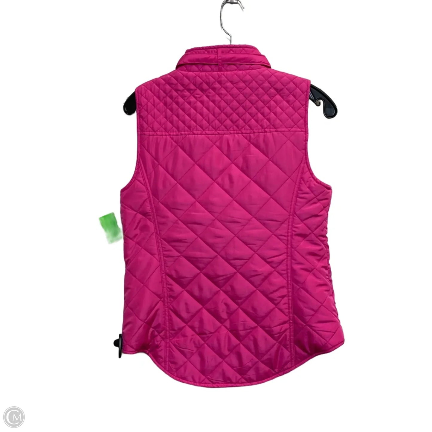 Vest Puffer & Quilted By Crown And Ivy In Plaid Pattern, Size: S