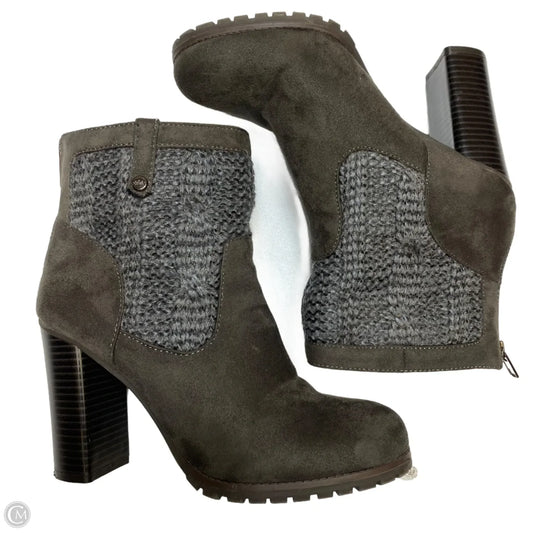 Boots Ankle Heels By Juicy Couture In Grey, Size: 7.5