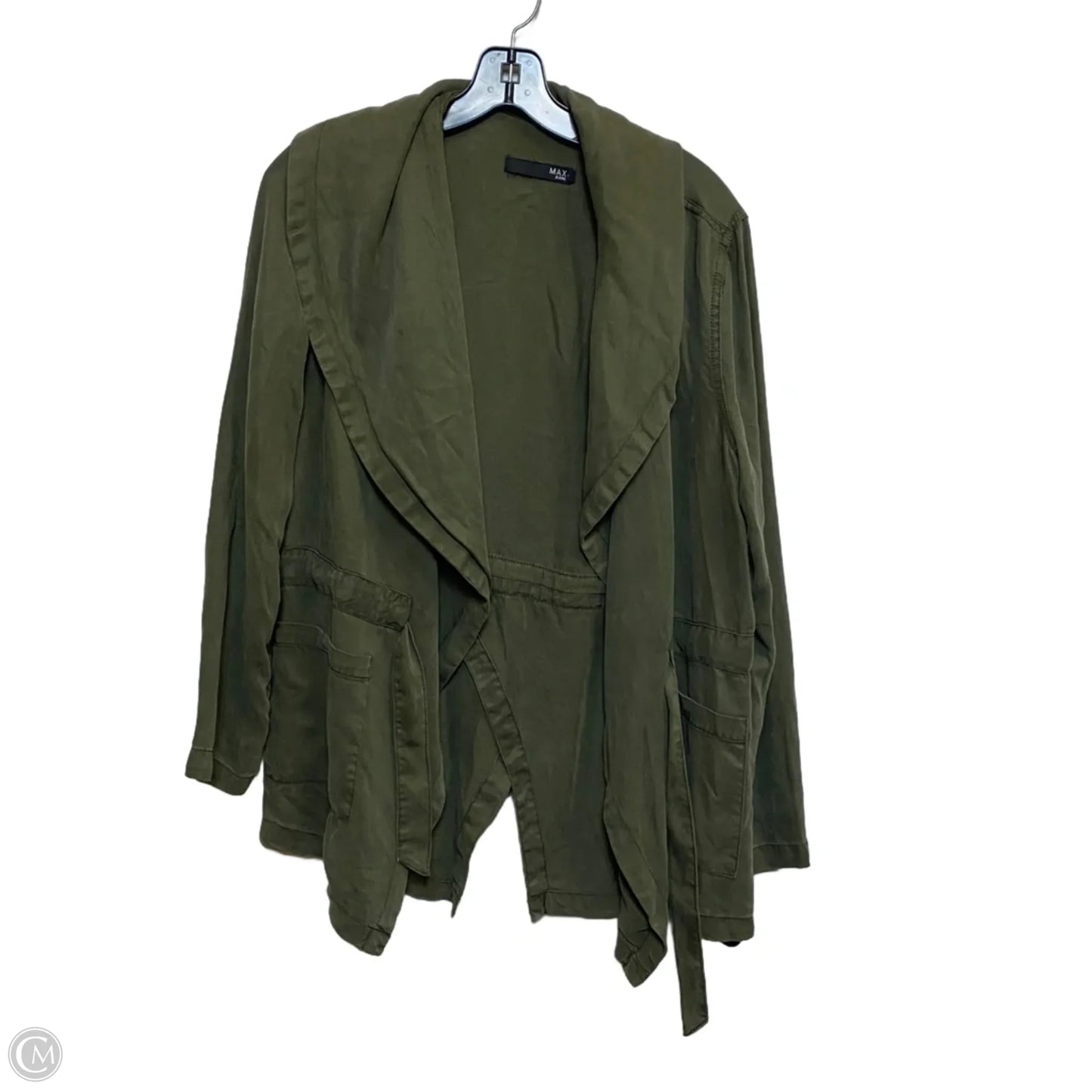 Jacket Shirt By Max Jeans In Green, Size: M