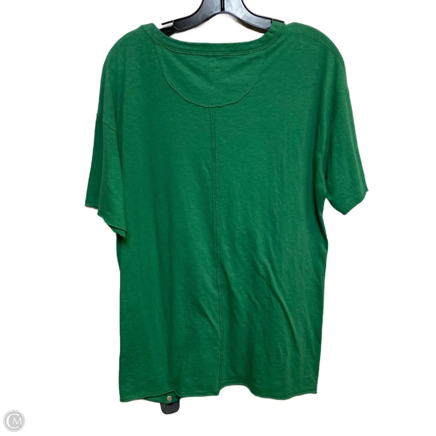 Top Short Sleeve By American Eagle In Green, Size: Xs