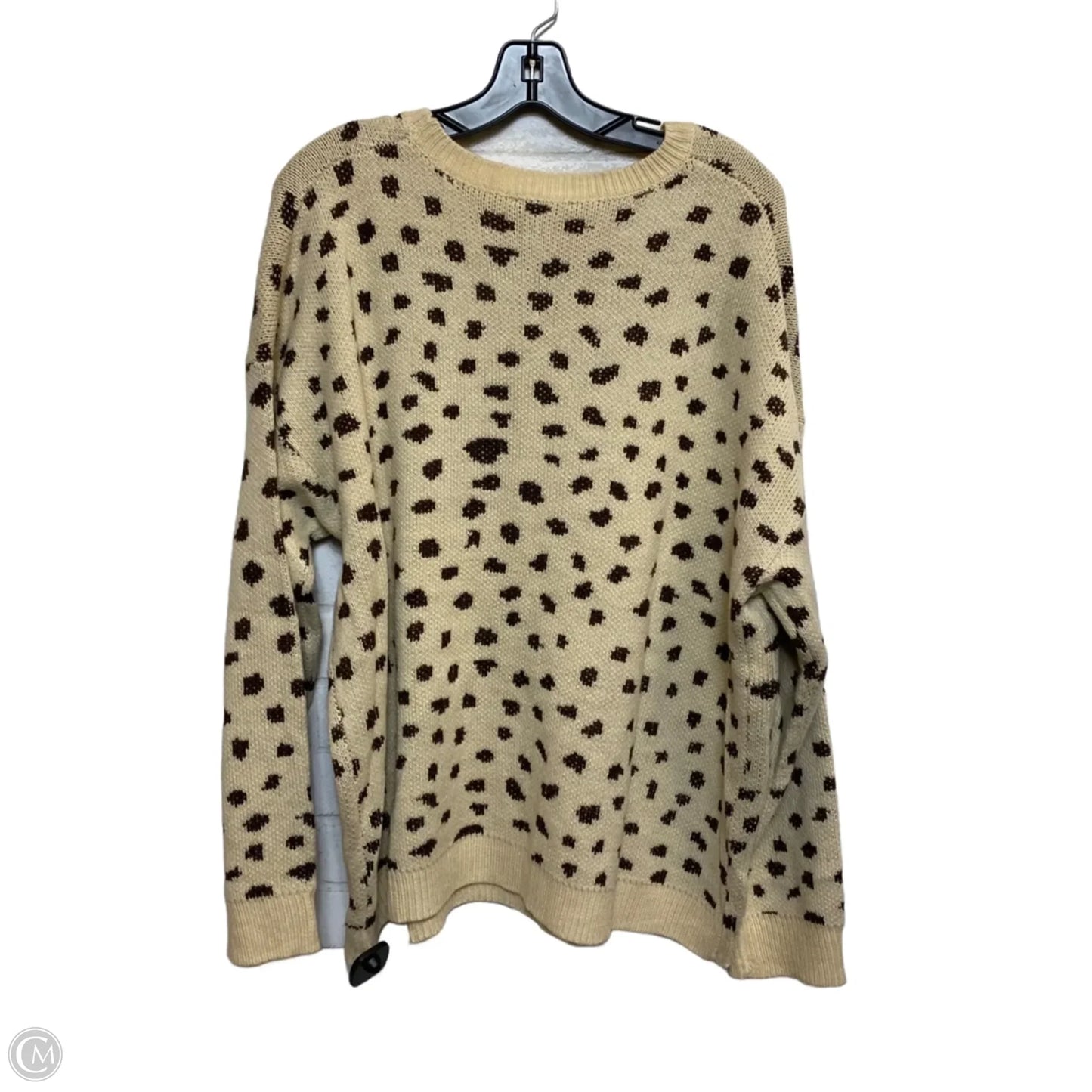 Sweater By Hayden In Cream, Size: L