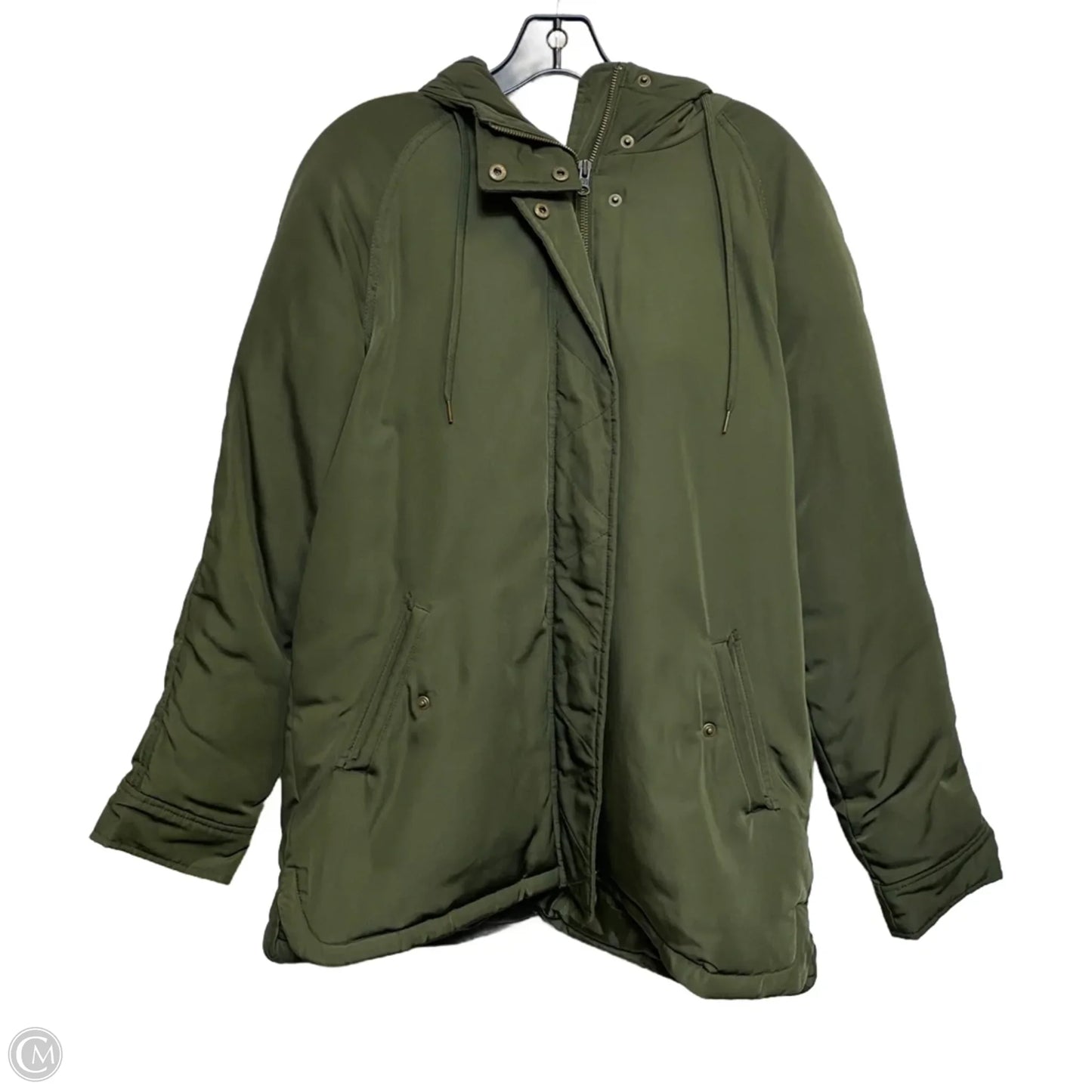 Jacket Puffer & Quilted By Old Navy In Green, Size: M