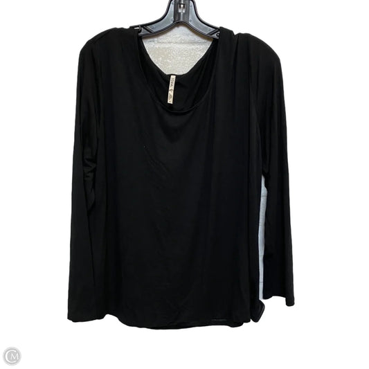 Top Long Sleeve Basic By Soma In Black, Size: Xl