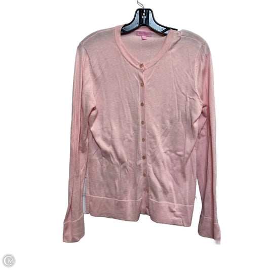 Top Long Sleeve Designer By Lilly Pulitzer In Pink, Size: L