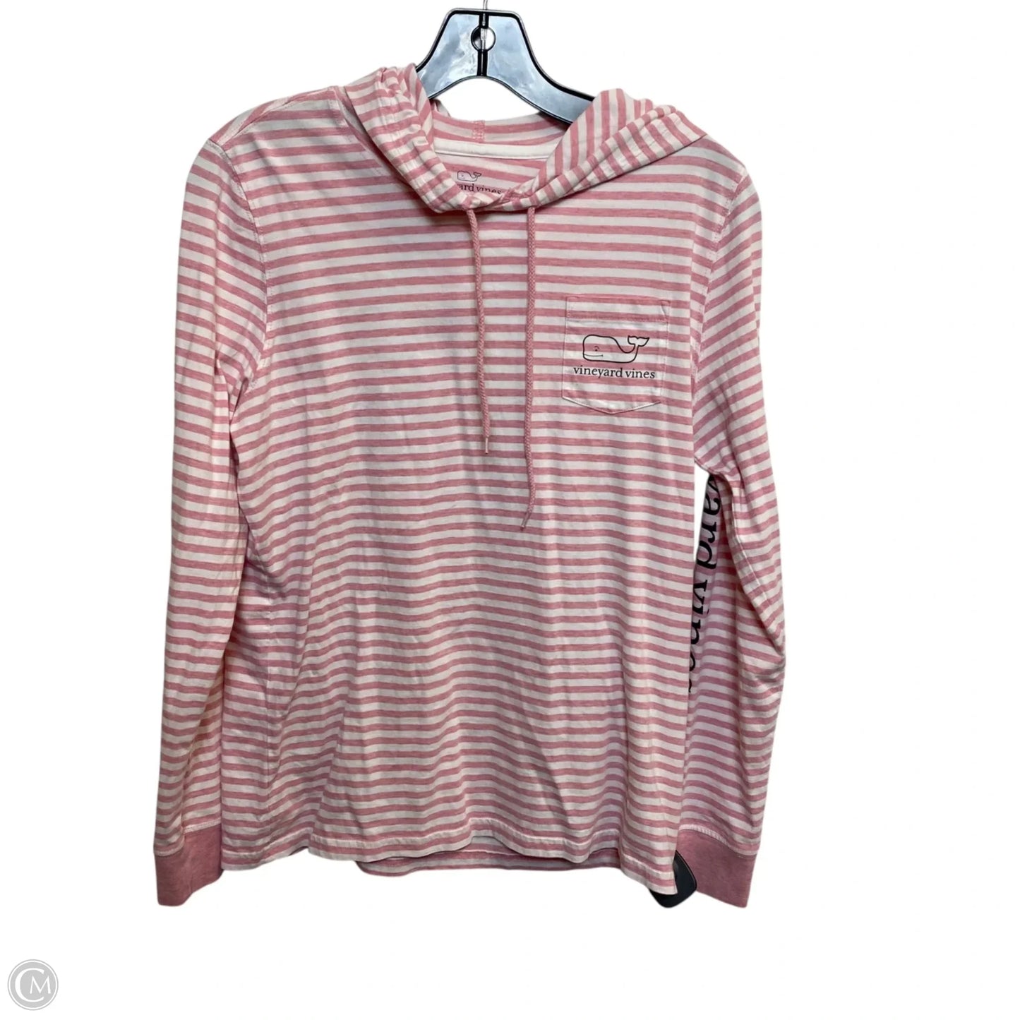 Top Long Sleeve Designer By Vineyard Vines In Pink, Size: S