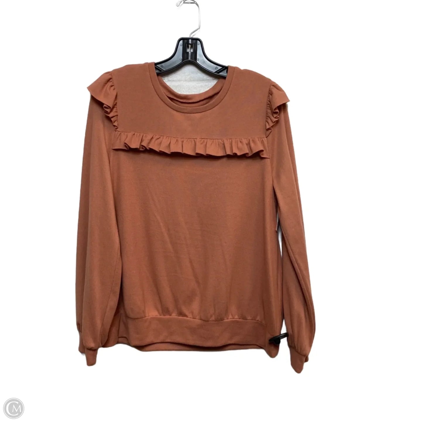 Top Long Sleeve By Cupio In Pink, Size: L