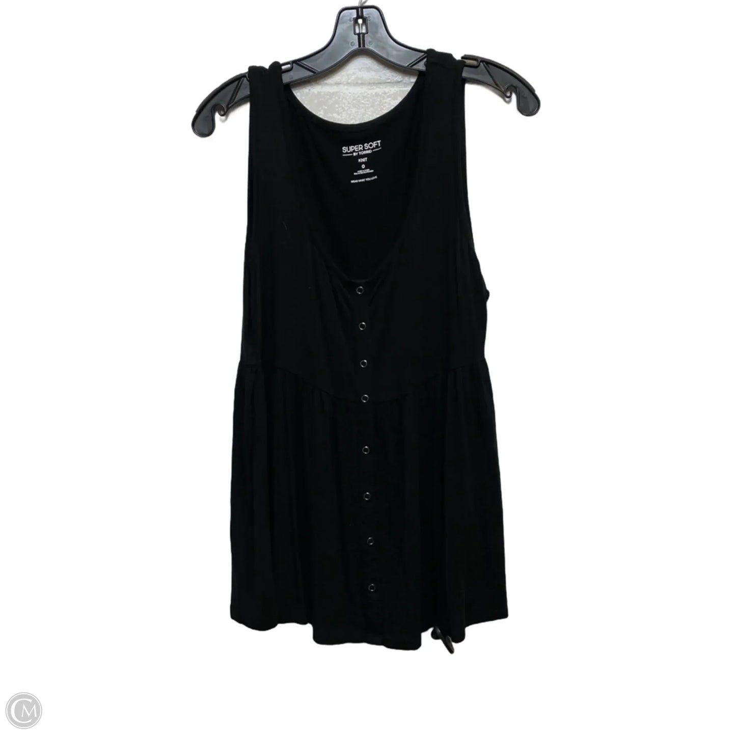 Top Sleeveless By Torrid In Black, Size: L
