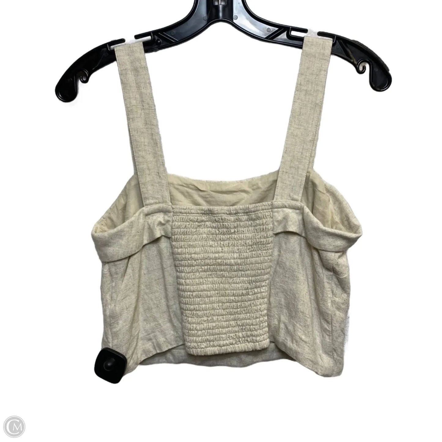 Top Sleeveless By American Eagle In Cream, Size: S