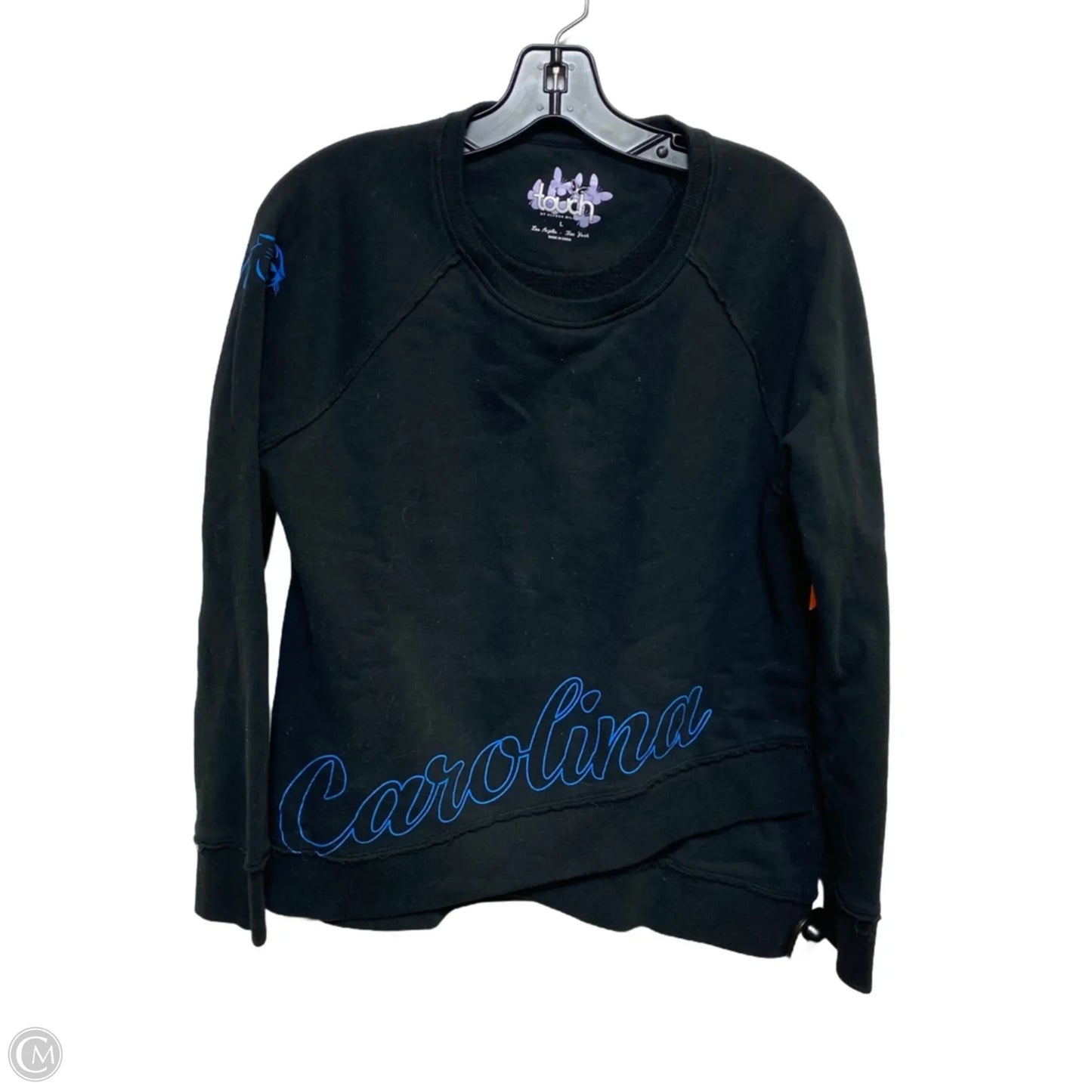 Sweatshirt Crewneck By Alyssa Milano In Black, Size: L