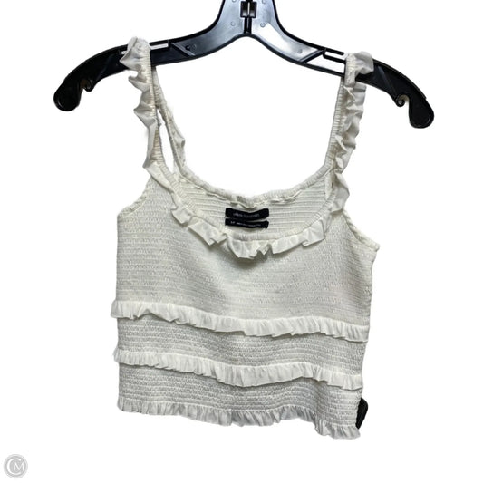 Top Sleeveless By Urban Outfitters In White, Size: S