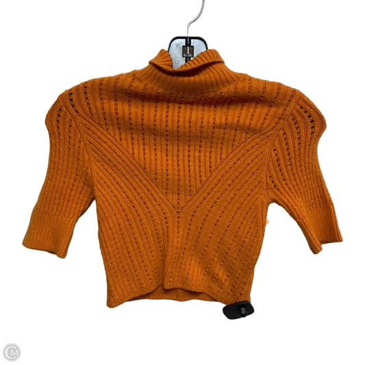 Top Short Sleeve By Free People In Orange, Size: Xs