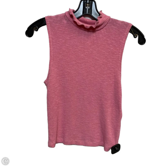 Top Sleeveless By Abercrombie And Fitch In Pink, Size: S