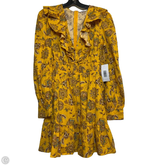 Dress Casual Short By Just Fab In Yellow, Size: Xl