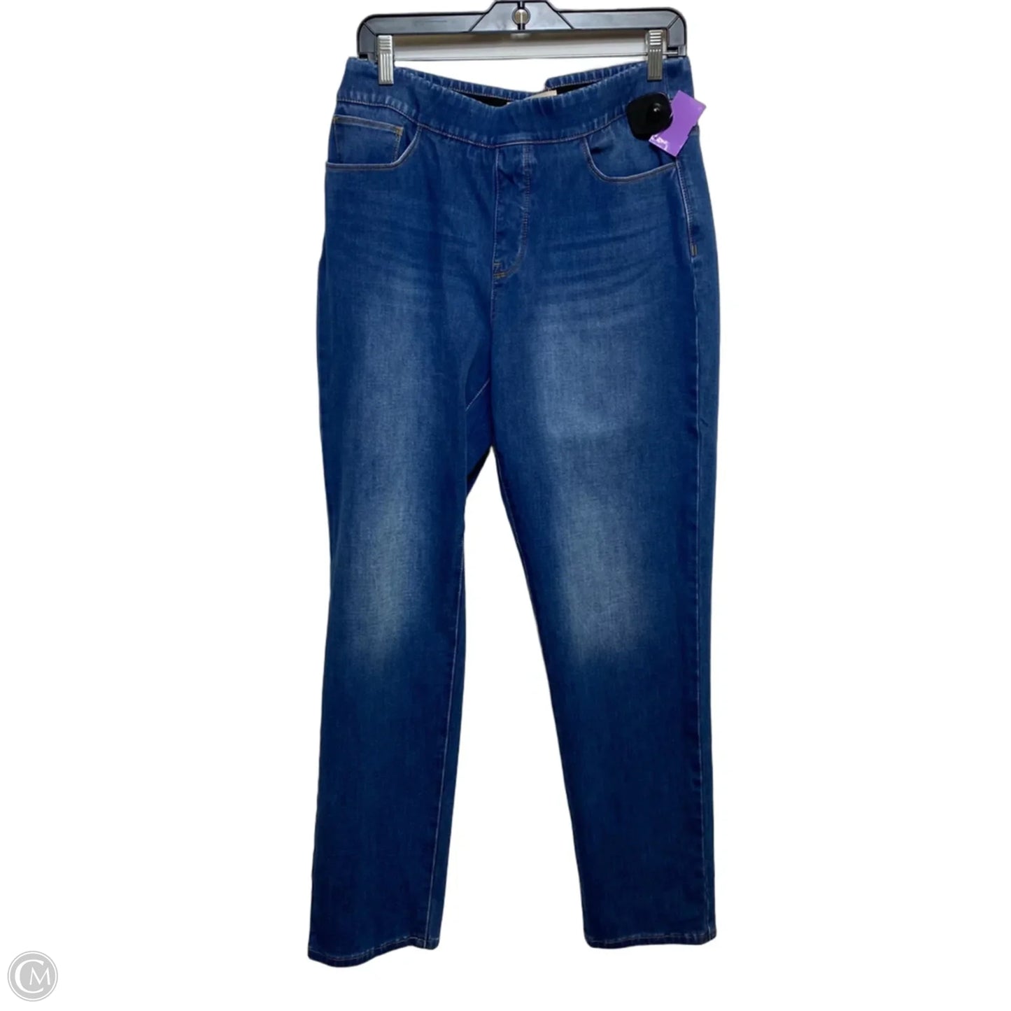 Jeans Jeggings By Soft Surroundings In Blue Denim, Size: L