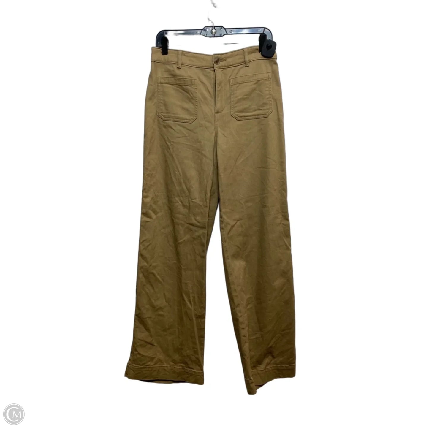 Jeans Wide Leg By Loft In Tan Denim, Size: 4
