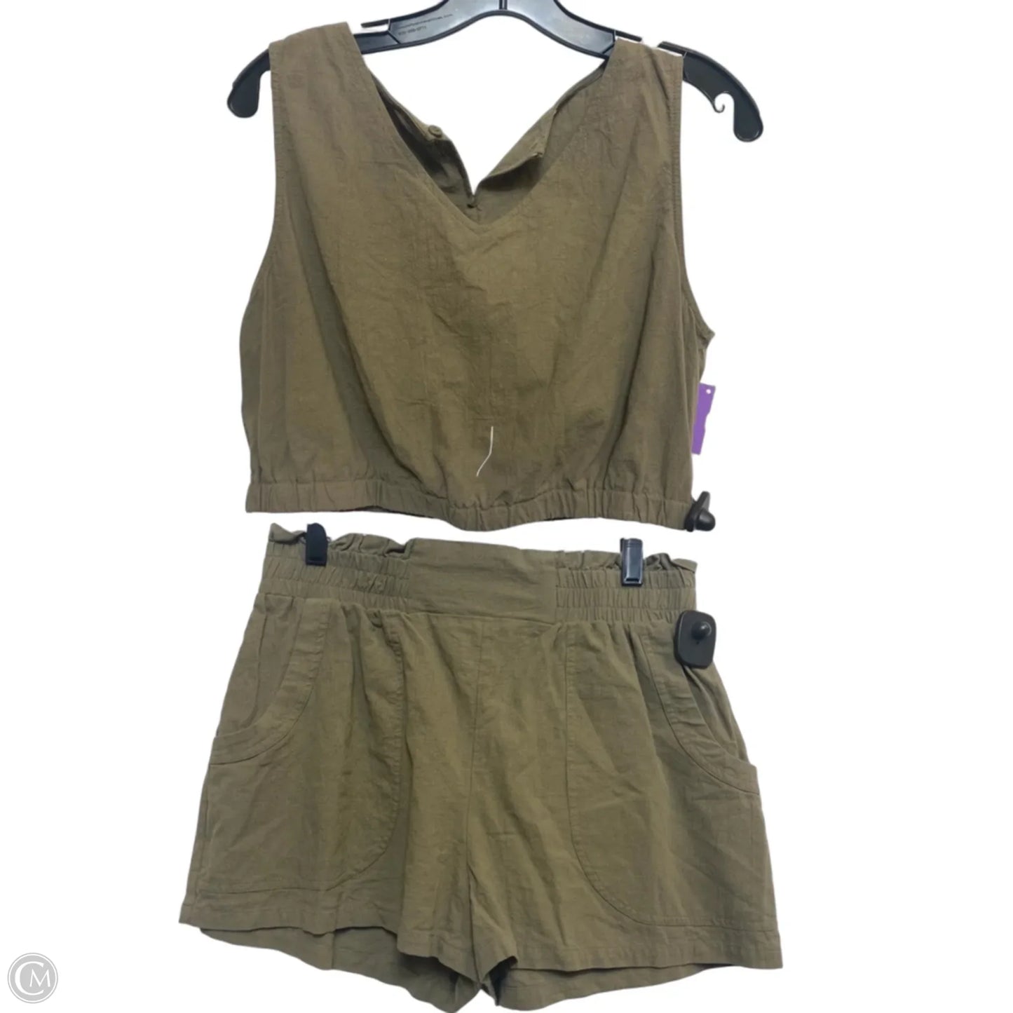 Shorts Set By Cmf In Green, Size: L