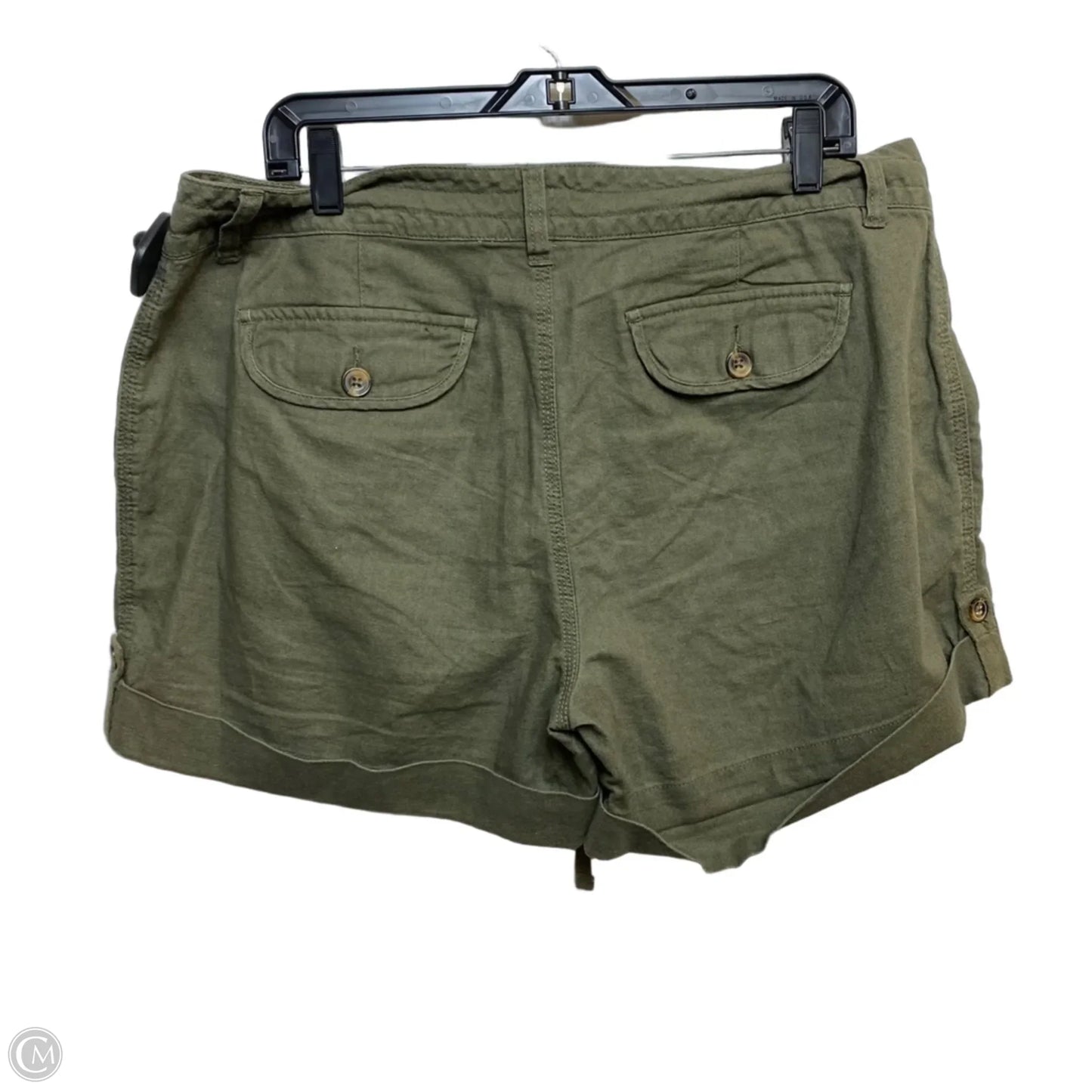Shorts By Universal Thread In Green Denim, Size: 16