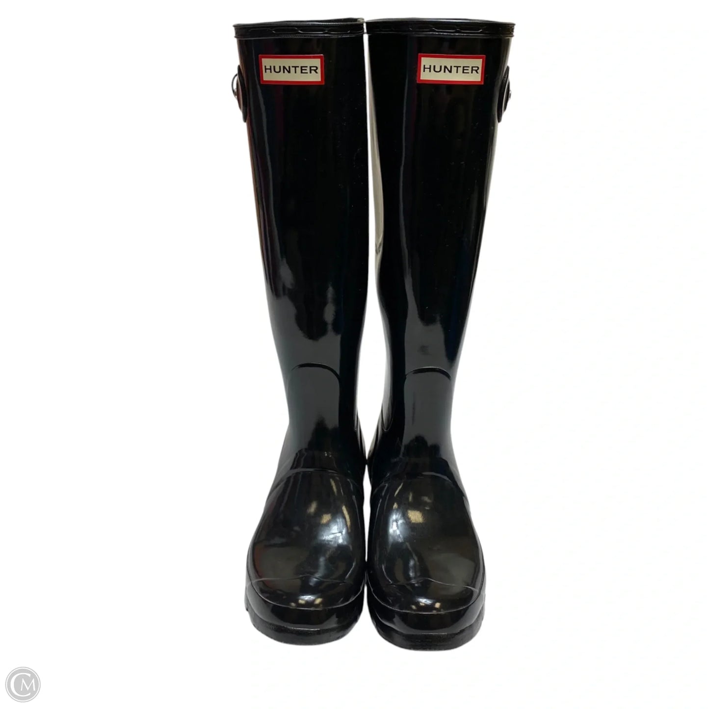 Boots Designer By Hunter In Black, Size: 8