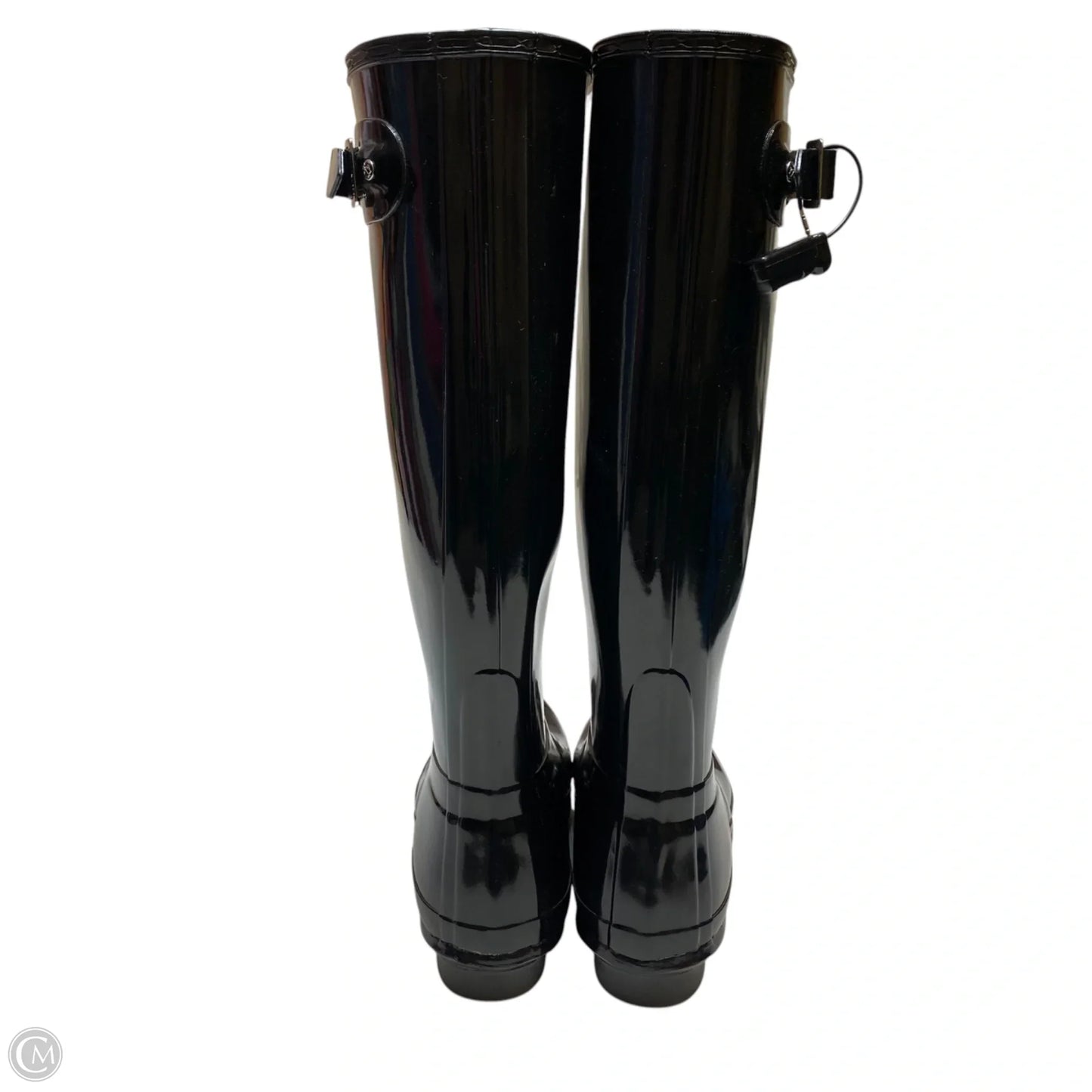 Boots Designer By Hunter In Black, Size: 8