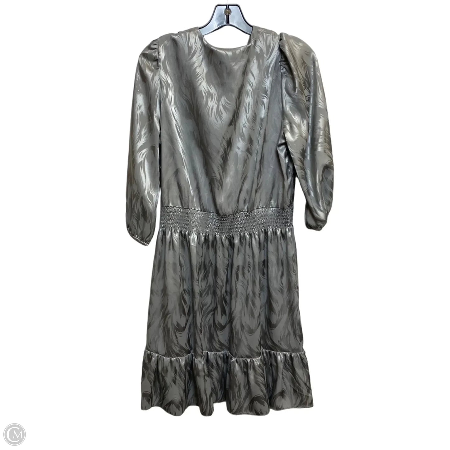 Dress Casual Short By Melonia In Grey, Size: L