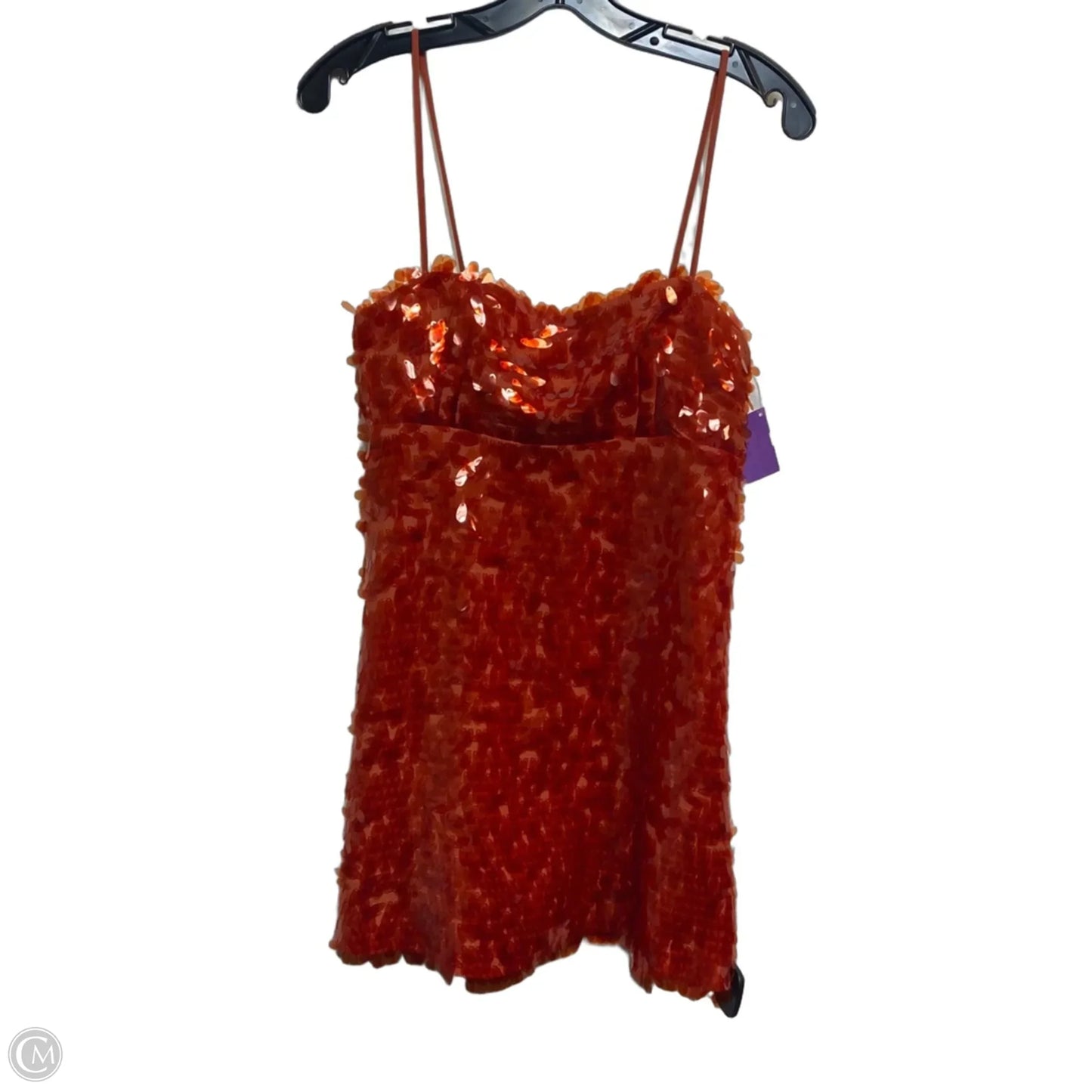 Dress Party Short By Zara Women In Orange, Size: Xs