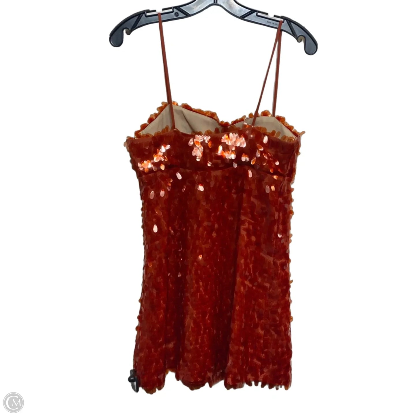 Dress Party Short By Zara Women In Orange, Size: Xs