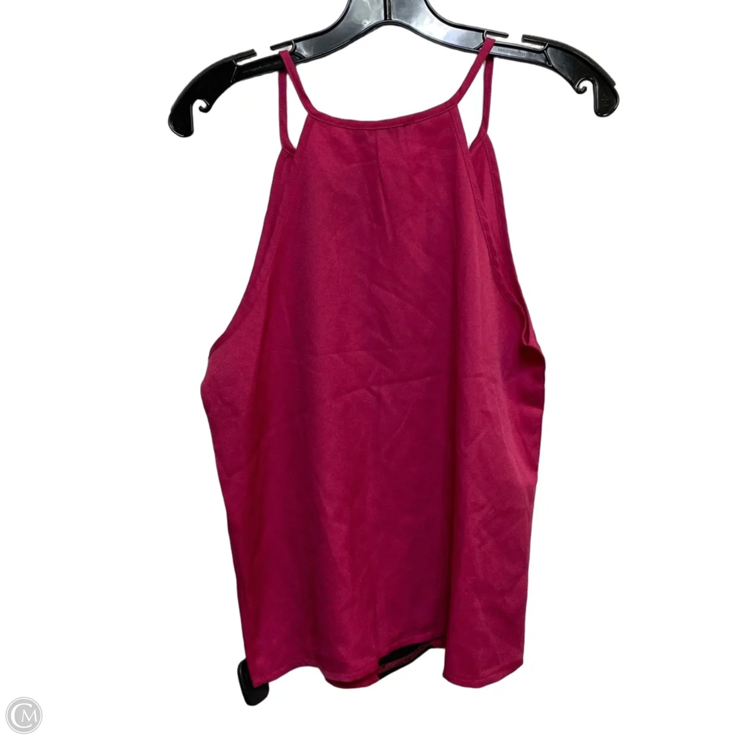 Top Sleeveless By Emery Rose In Black & Pink, Size: S