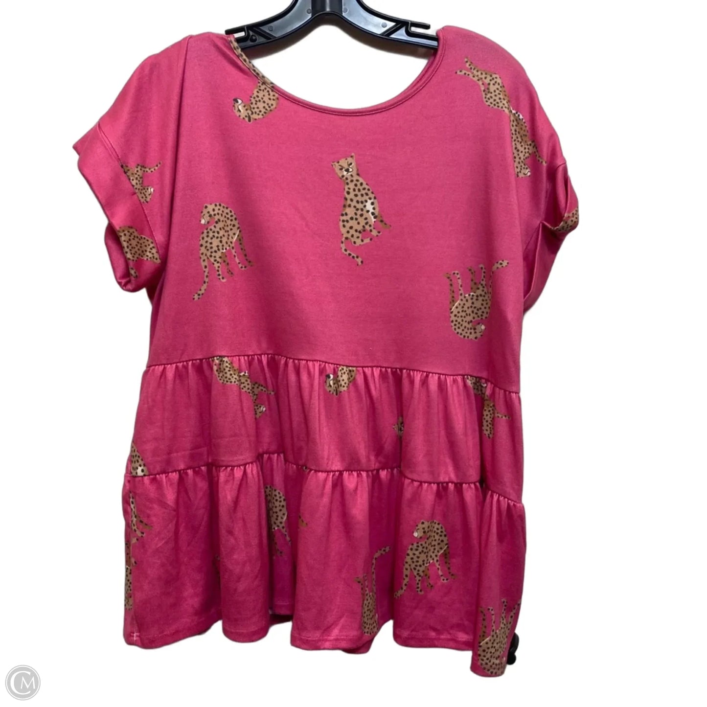 Top Short Sleeve By Entro In Pink, Size: S