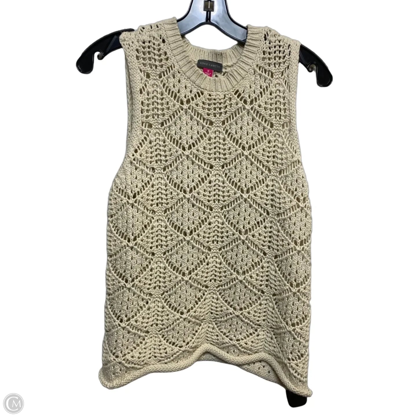 Top Sleeveless By Vince Camuto In Tan, Size: M