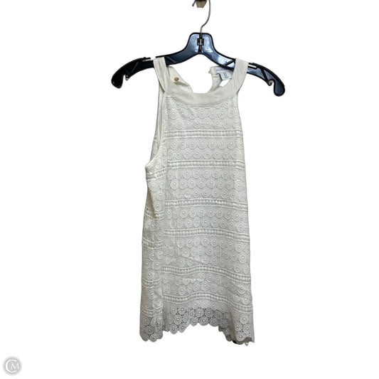 Top Sleeveless By Antibes Blanc In White, Size: S