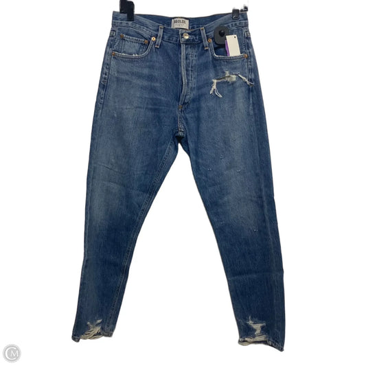 Jeans Designer By Agolde In Blue Denim, Size: 6