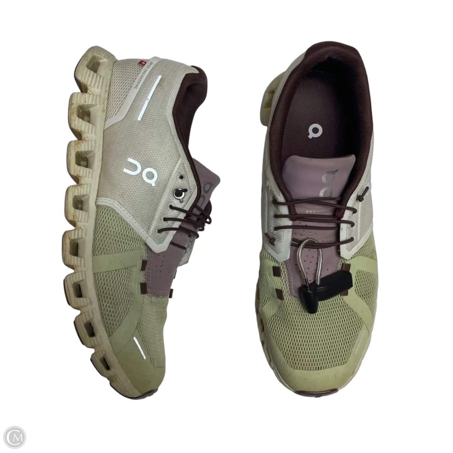 Shoes Athletic By On Cloud In Purple & Tan, Size: 11