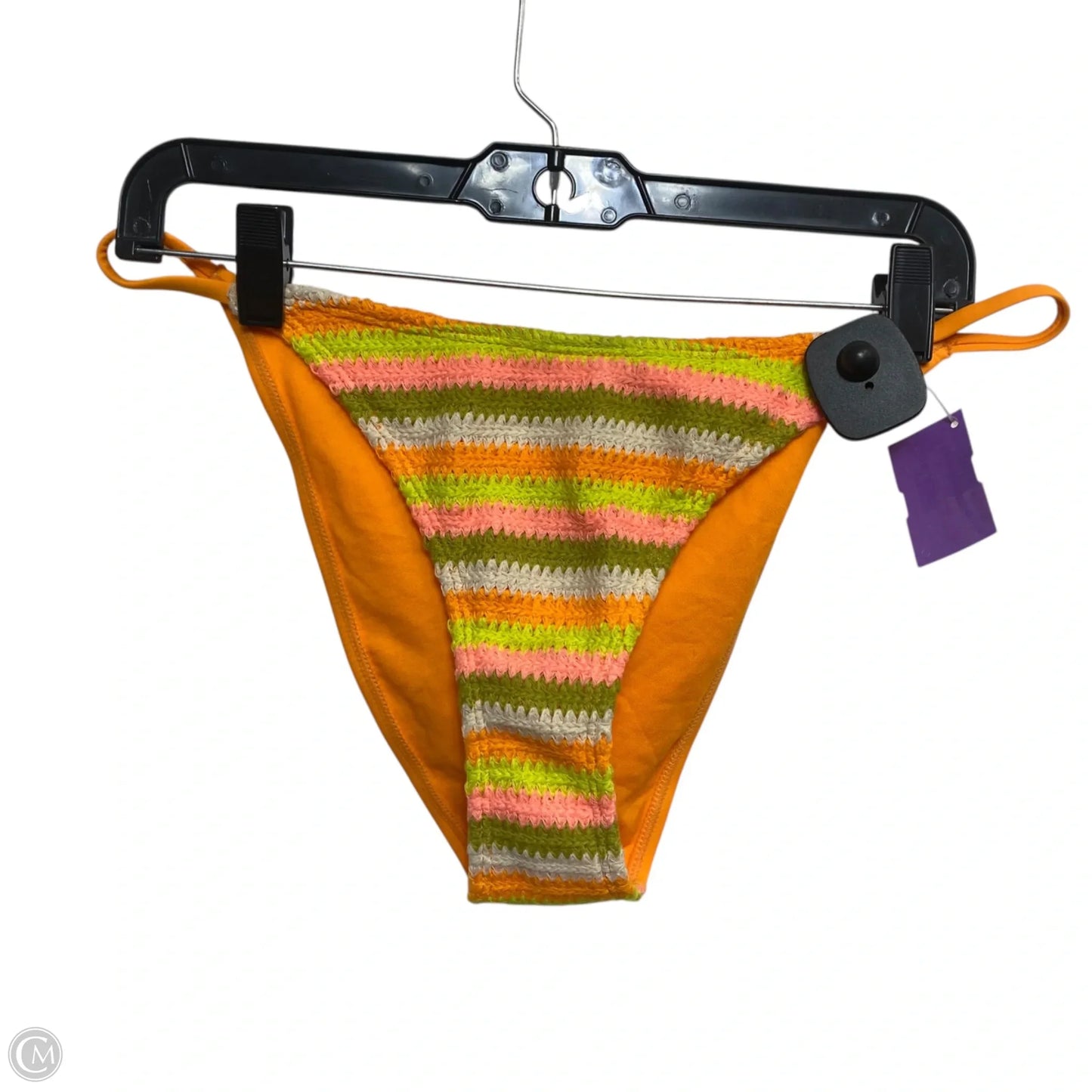Swimsuit Bottom By Wild Fable In Green & Orange, Size: M