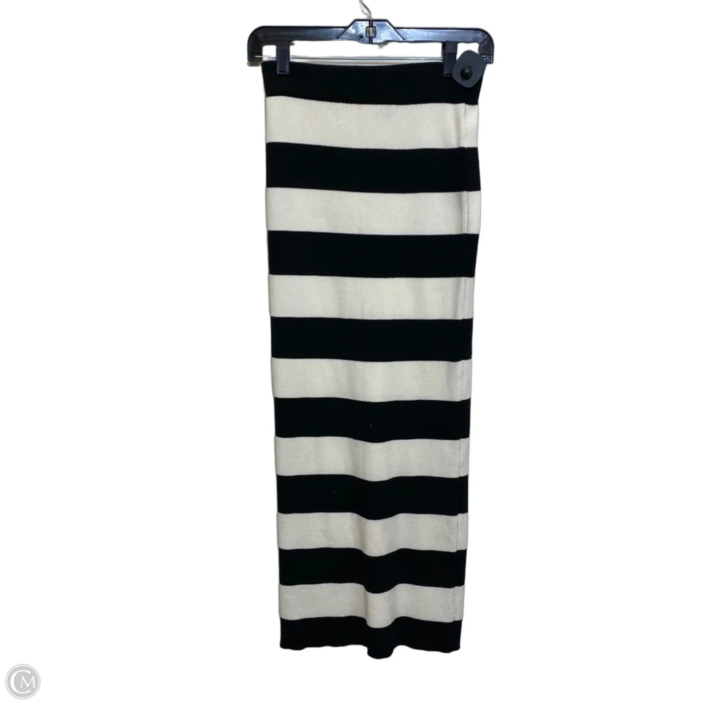 Skirt Maxi By Shein In Black & White, Size: Xs