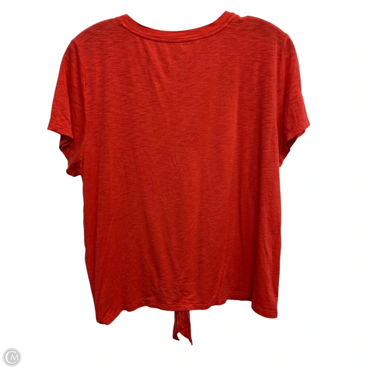 Top Short Sleeve By Aerie In Coral, Size: Xl