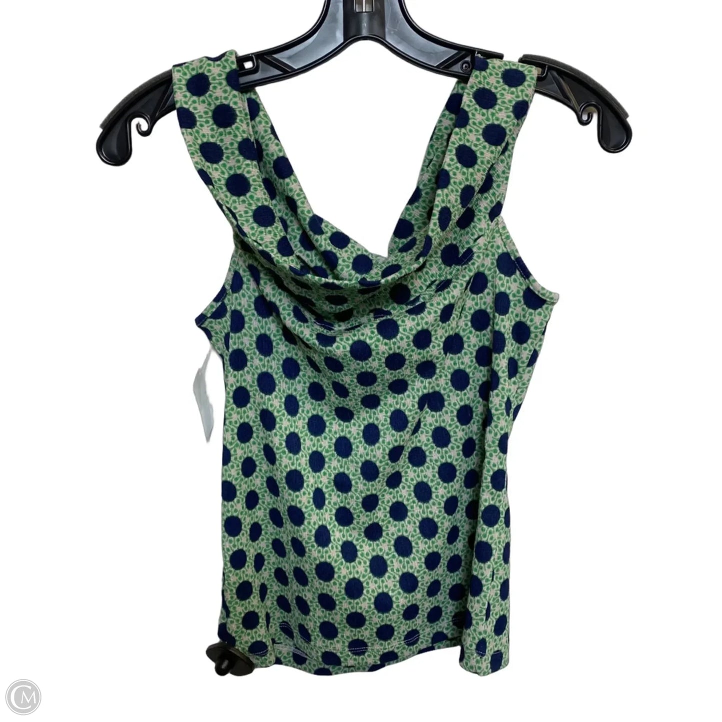 Top Sleeveless By Maeve In Blue & Green, Size: S