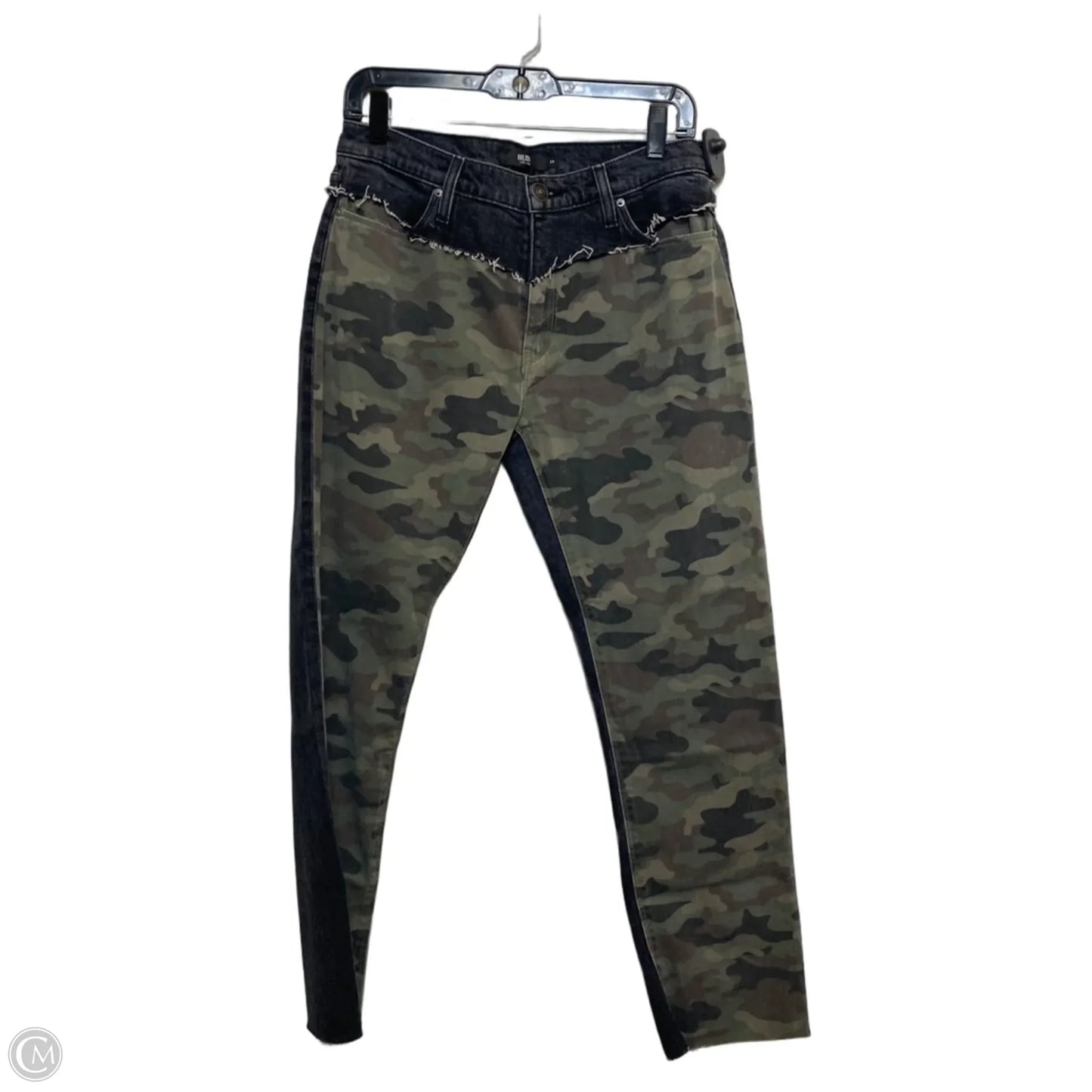 Jeans Designer By Hudson In Black & Green, Size: 6