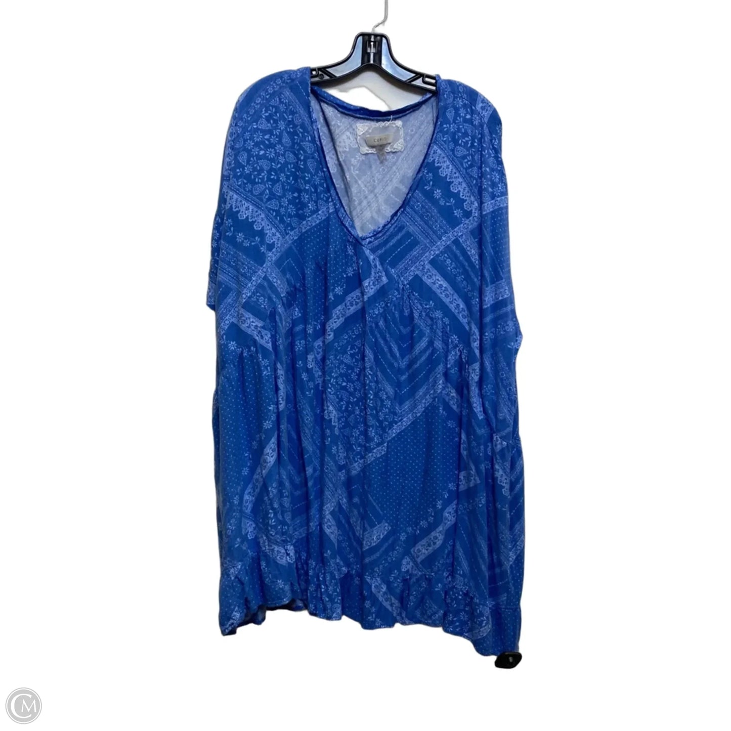Dress Casual Short By Cupio In Blue, Size: 3x