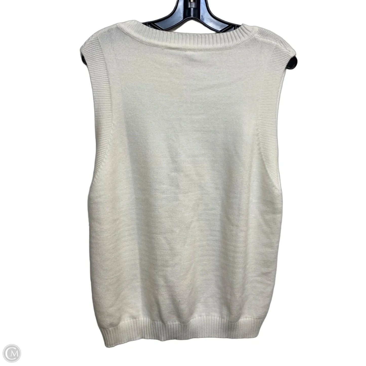 Top Sleeveless By Anrabess In Cream, Size: S