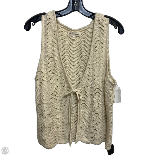 Vest Other By Lucky Brand In Tan, Size: L