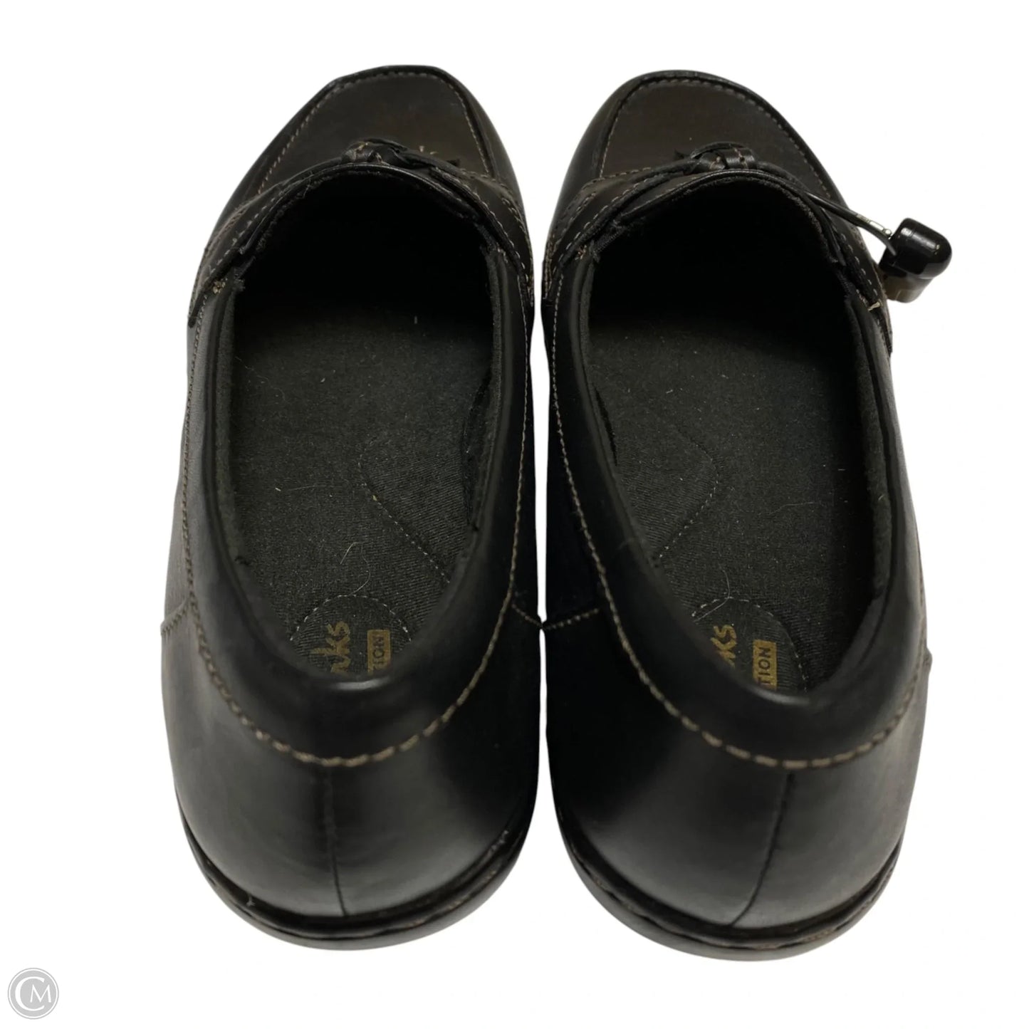 Shoes Flats By Clarks In Black, Size: 8