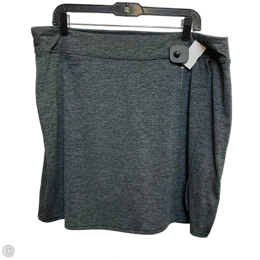Athletic Skort By Be Inspired In Grey, Size: 1x